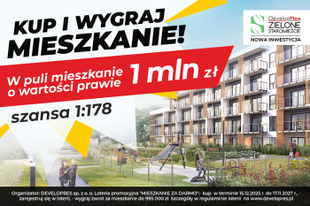 Loteria:„MIESZKANIE ZA DARMO”. Spełnij marzenie o mieszkaniu i wygraj jego równowartość!